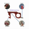 thumbnail image 2 of 6Pcs Contactless Keychain No Touch Hand Tool Anti-Microbial Keychain, 2 of 6