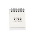 thumbnail image 1 of Calendario de escritorio de bobina de Metal 2022, Mini calendario portátil, adorno de escritorio Simple para el hogar, 1 of 5