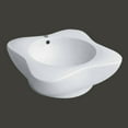 thumbnail image 3 of Renovator's Supply White China Buttercup Bathroom Vessel Sink with Overflow, 3 of 3