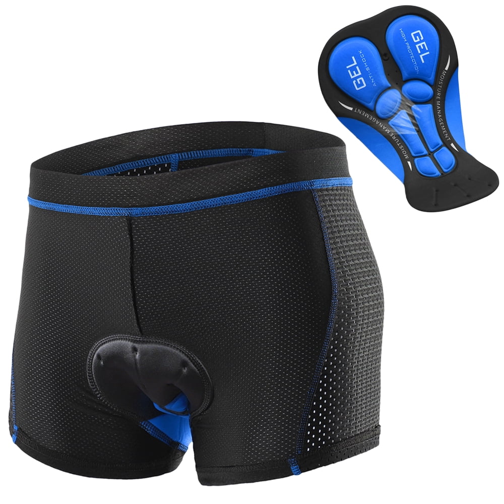 Gel Men's 3D Padded Cycling Underwear Lightweight Bicycle Underpants Bike Shorts 