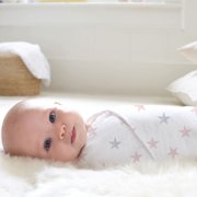 aden + anais Essentials, Cotton Muslin Swaddle Blanket, Doll, Girls, Infants, 4-Pack
