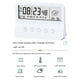 thumbnail image 2 of Bearachild Reloj despertador con pantalla Digital, temporizador de cuenta regresiva, indicador de humedad y temperatura meteorológica, Decoración del hogar Blanco Tipo 2, 2 of 6