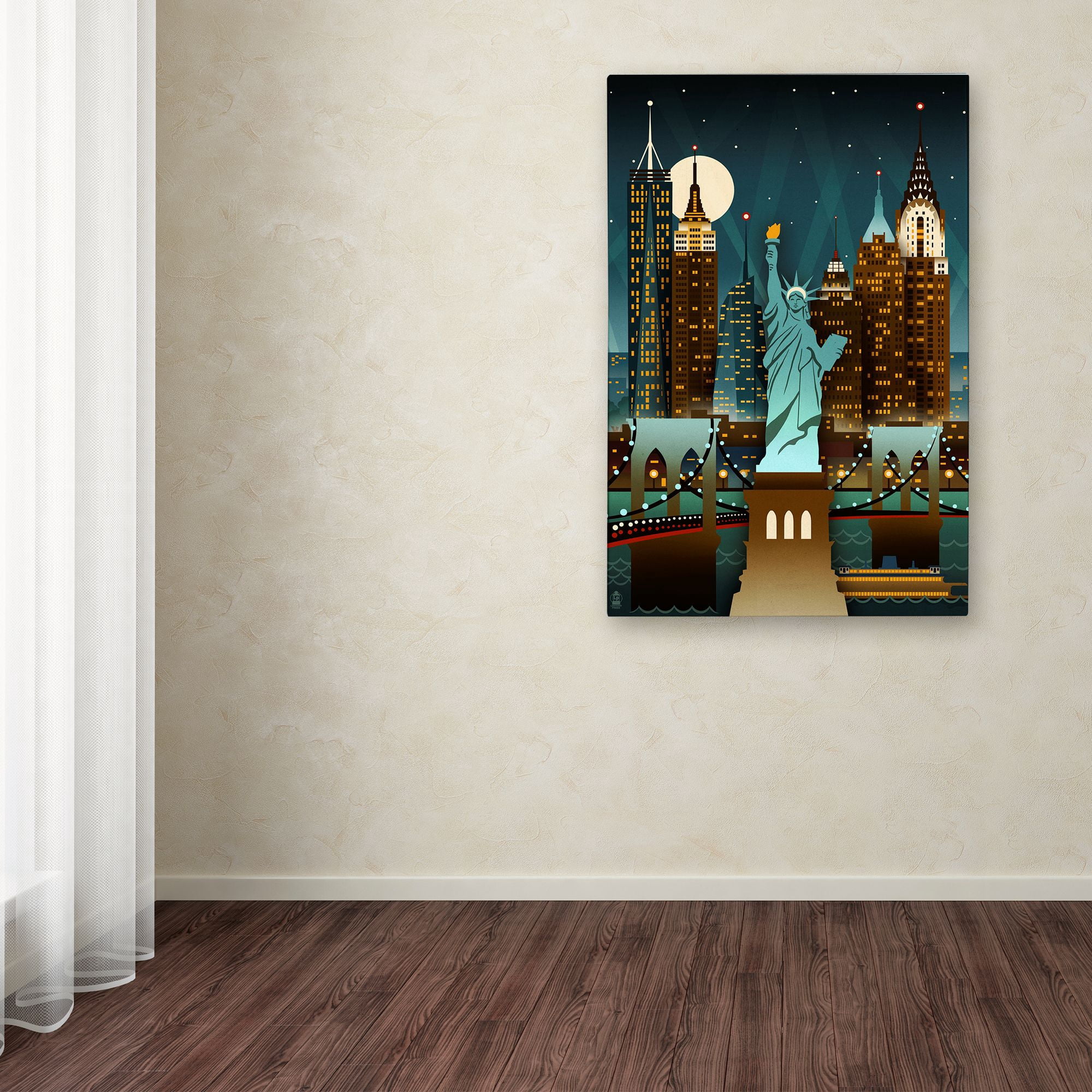 Travel 129' Canvas Art by Lantern Press