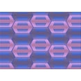 thumbnail image 1 of Ahgly Company Machine Washable Indoor Rectangle Transitional Slate Blue Area Rugs, 2' x 4', 1 of 7