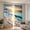 C, variant on Underwater Sea Life Lines Print Curtain Panel Living Room Bedroom Window Treatment Light Filtering Polyester Drapes Modern Ocean Theme Home Decor