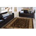 thumbnail image 4 of Traditional Oriental Brown Bordered Floral Area Rug - 2x8-Actual 1'9"x7'2", 4 of 4