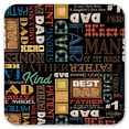 thumbnail image 2 of Vinyl Drink Coasters - Set of 4 - Best Dad - Image by Dan Morris, 2 of 3