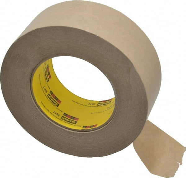 3M 2" Wide x 180' Long x 6.5 mil Thick Brown Masking Tape