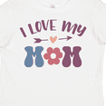 thumbnail image 4 of Inktastic I Love My Mom Heart Flower Boys or Girls Toddler T-Shirt, 4 of 5
