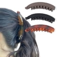 thumbnail image 1 of Pinzas para el pelo de plátano de 5,1 pulgadas de largo, pinzas de plátano de sujeción fuerte para mujeres y niñas, 3 unidades, 1 of 4