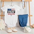 thumbnail image 3 of US Air Force Honor Value USA Flag Romper Boys or Girls Infant Baby Brisco Brands 24M, 3 of 6