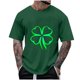 thumbnail image 1 of Pantalones para Hombres Cortos Casual Impreso Cuello Redondo Manga Corta Camiseta de Verano Superior, 1 of 4