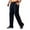 Navy, variant on Under 10 dollars! Men's Lightweight Sweatpants Loose Fit Open Bottom Mesh Athletic Pants with Zipper Pockets