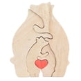 thumbnail image 2 of Rompecabezas De La Familia De Los Osos, Rompecabezas De Madera Del Arte Exquisitos 4 Osos Para La Familia, 2 of 7