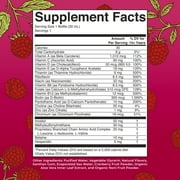 MaryRuth Organics Raspberry Morning Liquid Multivitamin, 1 fl oz, Raspberry, Adult