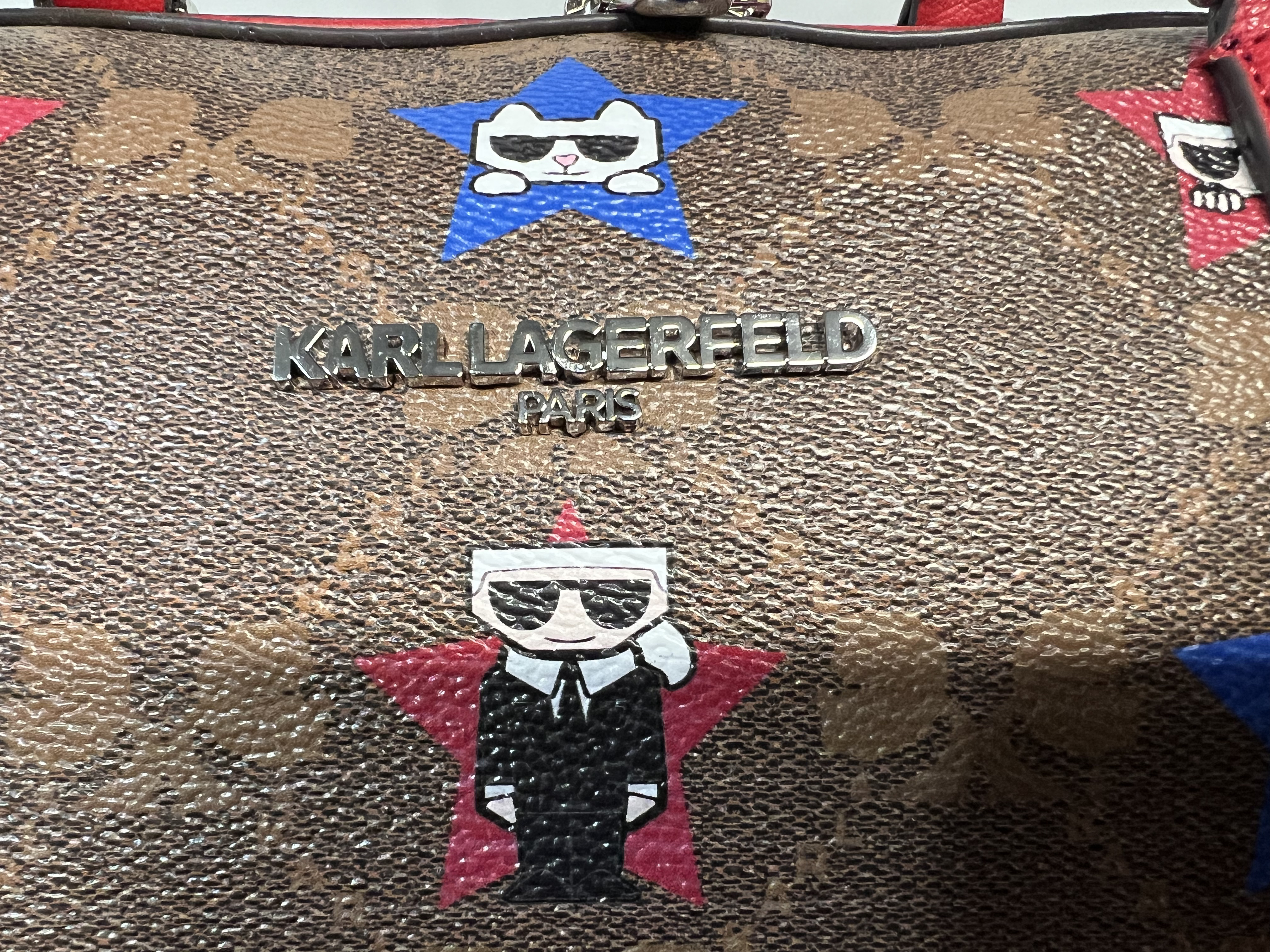 Karl Lagerfeld Paris Duffle Valette Weekender Travel Bag LH2XJ6BX