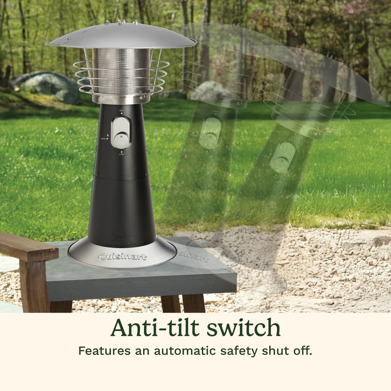 Cuisinart Portable Tabletop Patio Heater, 11,000 BTU Outdoor