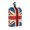 1 PC, variant on Union Jack Uk Flag Retro 1 PC Portable Travel Shoe Organizer Bag with Carrying Handle, Shoe Toiletry & Gear Storage Pouch for Suitcases