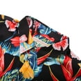 thumbnail image 6 of Beautiful Giant Floral Casual Button Down Shirts Short Sleeve Hawaiian Shirt for Men, 6 of 7