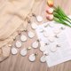 thumbnail image 5 of 6 pcs Tablecloth Clips, Tablecloth Weights Hangers, Curtain Marble Teardrop Shape Metal Clip Tablecloth Hanger, Stone Table, 5 of 5