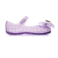 thumbnail image 6 of Gubotare Princess Shoes for Girl Jelly Sandals for Girls Kids Toddler Princess Dress Up Flat Colorful Mary Jane Shoes Rainbow Summer Casual Sandal Size 11 (Purple,Little Kids 11), 6 of 9