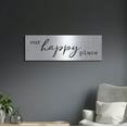 thumbnail image 6 of Luxe Metal Art 'Our Happy Place' by lettered & lines, Metal Wall Art, 36"x12", 6 of 9