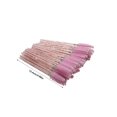 thumbnail image 2 of Qarigey Paquete de 50 cepillos para pestañas, accesorios exquisitos para mujeres, varitas dulces para el Día de San Valentín, pinzas para Pinceles de maquillaje y herramientas Varilla de Cristal/Rosa, 2 of 6
