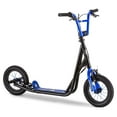 thumbnail image 4 of Mongoose Expo Scooter, 12-inch wheels, ages 6 and up, blue, air tires, 4 of 9