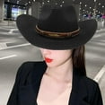 thumbnail image 3 of Sombrero de Vaquero Baoblaze Estilo Occidental Beige, 3 of 5