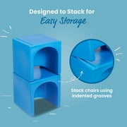 ECR4Kids Tri-Me 3-In-1 Multipurpose Outdoor Cube Chair, Children's Furniture, Blue