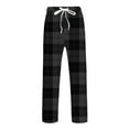 thumbnail image 5 of Delayuji Business Casual Pants for Men Fashion Men's Casual Plaid Loose Sports Plaid Pajama Pants Pants Men's Casual Pants Mens Casual Pants Black S, 5 of 5