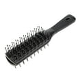 thumbnail image 6 of EHJRE 2x2 Side Vented 9 Row Styling Hairbrush Detangler Comb for Wet Black , Black, 2 Pcs, 6 of 7
