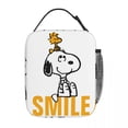 thumbnail image 3 of Bolsa térmica para el almuerzo con diseño de Snoopy y Charlie Brown, con dibujos animados de Snoopy y Charlie Brown, para picnic, 3 of 5