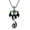 Green, variant on Gothic Dragon Sword Cross Pendant Necklace - Punk-Style Zircon Dragon Pendant - Vintage Entangled Sword - Unisex Dark Gothic Jewelry