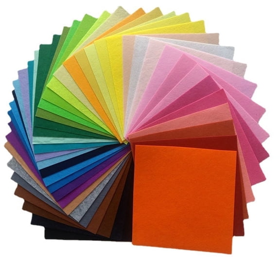 Felt Sheets, 20pcs Multi-Color Felt Pieces 12x12 Inches, Suitable for Handicrafts and DIY Projects