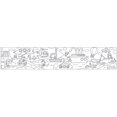 thumbnail image 2 of CPDDMagic Mini Coloring Roll – Continuous Coloring Paper Roll Measuring 5.5” x 30” – 4 Crayons Included, Perfect Travel Activity for Kids Ages 3 to 12, Multicolor, 2 of 6