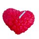 thumbnail image 4 of Vela de aromaterapia con aroma a rosa | Diseño de Peonía en Forma de Corazón | Mezcla de parafina de cera de abejas de soja de larga duración | Fragancia decorativa para el hogar | Ambiente, 4 of 5
