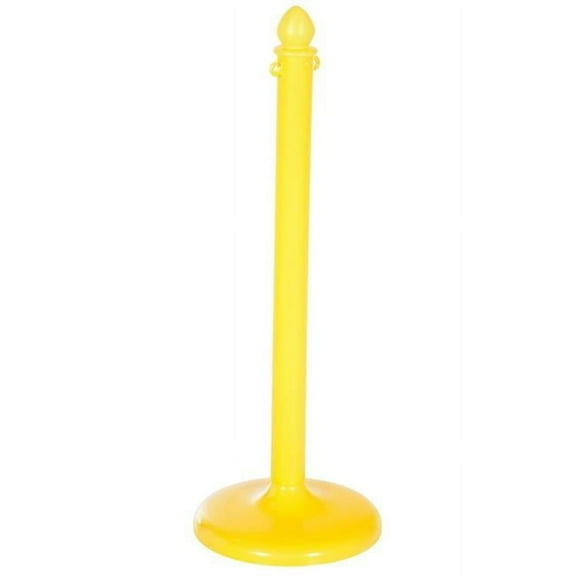 Vestil Manufacturing PCB-Y-F Floor Mounting Plastic Barricade - Yellow