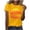 Yellow, variant on Bovxnpu Summer Short Sleeve T Shirts Pullover Top Crewneck Casual T-shirt Lightweight Breathable Summer Tops (Women's or Women's Plus)