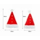 thumbnail image 4 of Santa Hat, Christmas Decorations, Large Adorned Santa Hat, Festive Style, Outdoor Use, Foldable Portable, Fabric Material, for Home Party, 4 of 6