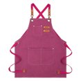 thumbnail image 1 of Kids Aprons AdjustableTool Waterproof For Cooking Painting Gardener Canvas Apron For 6-12 Girls And Boys, 1 of 5