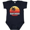 thumbnail image 3 of Inktastic San Diego California Vacation Retro Sunset Boys or Girls Baby Bodysuit, 3 of 5