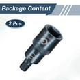 thumbnail image 3 of Uxcell 2pcs 1/2" Drive Impact Hex Bit Socket 8mm Metric 2.2" Length S2 Steel, Blue, 3 of 7