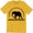 Gold, variant on Anything Unrelated To Elephant Is Irrelephant Funny Joke Pun Animal Mens Tee Shirt