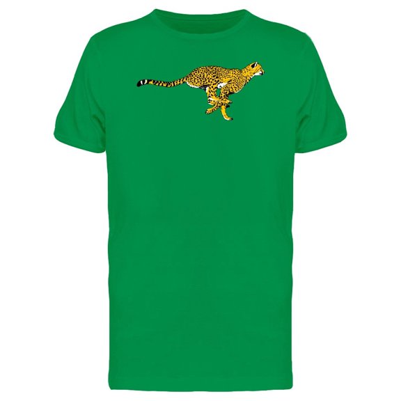 Cool Cheetah Running Doodle Tee Men's -Image by Shutterstock