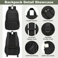thumbnail image 2 of Joyway Lightweight Folding Backpack 35L Waterproof Foldable Hiking Bag Lightweight and Compact Folding Backpack for Travel School Camping, 2 of 6