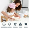 thumbnail image 2 of Kids Kitchen Hepler Stool, Wooden Toddler Learning Standing Tower with Whiteboard and Safety Rail, Toddler Step Stool Anti-Slip Platform Removable Step Stool for Kitchen Counter, Bathroom Sink, 2 of 8