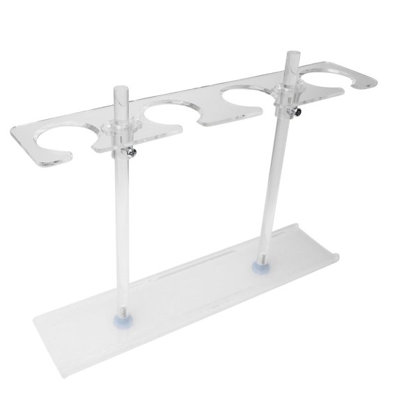 Neyseki 4 Holes Adjustable Height Glass Separating Funnel Stand Holder Lab Supplies