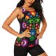 thumbnail image 2 of Balery Traditional Floral Polish Camiseta sin mangas estampada ligera para mujer, tops de entrenamiento sin mangas, camisetas de yoga transpirables de secado rápido.-Large, 2 of 7
