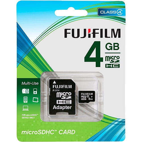 Fuji 4gb Micro Sdhc Memory Card Walmart Com Walmart Com